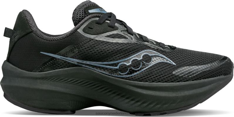 axon 3 Heren Saucony64BDR75 driedubbel zwart
