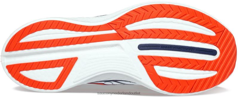 boston endorfine snelheid 3 Heren Saucony64BDR107 wit/marineblauw