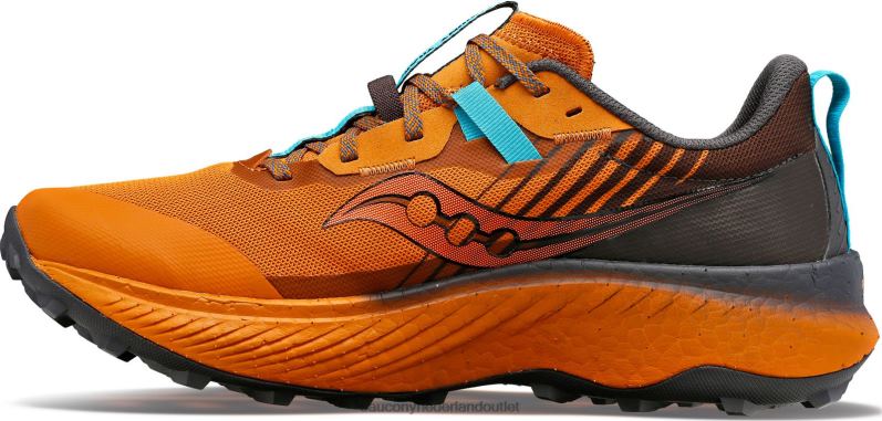 endorfine rand Heren Saucony64BDR38 klei/basalt