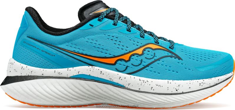 endorfine snelheid 3 Heren Saucony64BDR56 agave/zwart