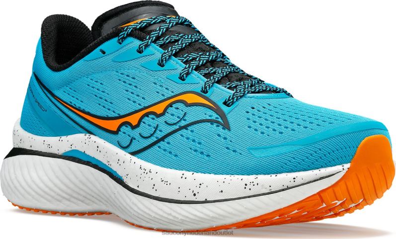 endorfine snelheid 3 Heren Saucony64BDR56 agave/zwart