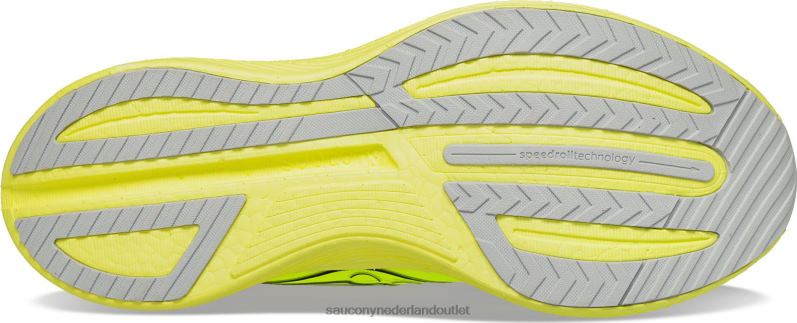 endorfine snelheid 3 Heren Saucony64BDR57 citroen/mist