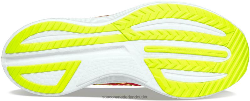 endorfine snelheid 3 Heren Saucony64BDR62 rode klaproos