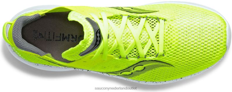 kinvara 14 Heren Saucony64BDR27 citroen/zwart