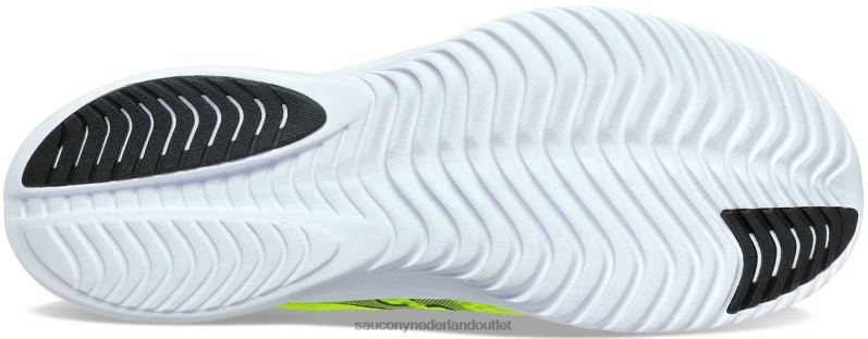 kinvara 14 Heren Saucony64BDR27 citroen/zwart