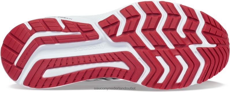 omni 21 breed Heren Saucony64BDR114 legering/granaat