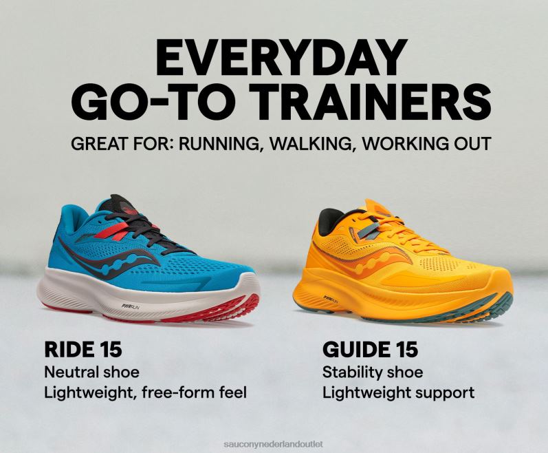 rit 15 tr Heren Saucony64BDR140 tin/agave