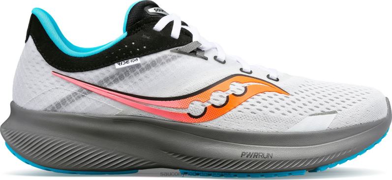 rit 16 Heren Saucony64BDR11 wit/grind