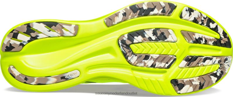 rit 16 Heren Saucony64BDR4 citroen/zwart