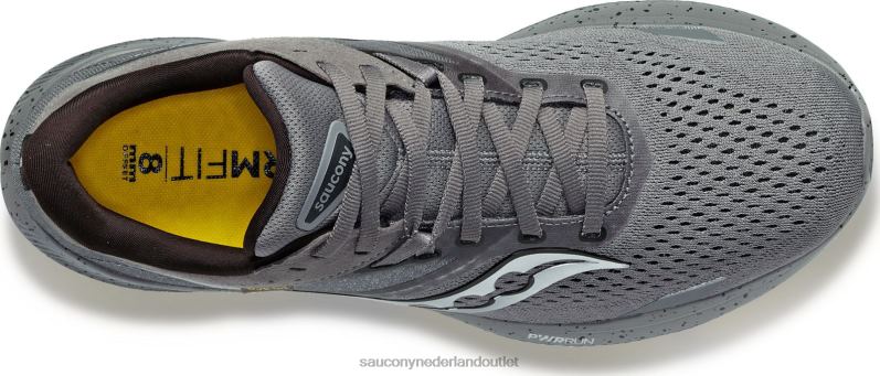 rit 16 Heren Saucony64BDR7 grind/zwavel