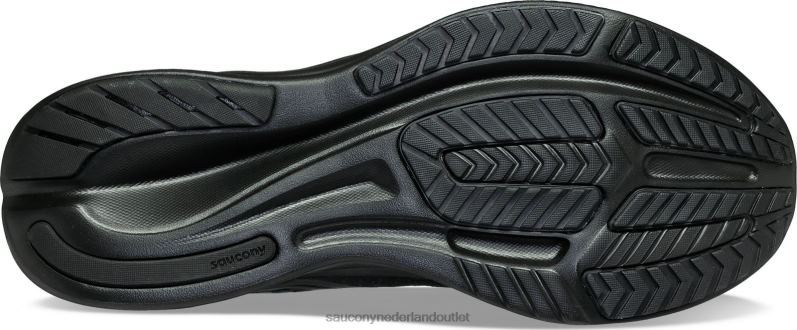 rit 16 Heren Saucony64BDR9 driedubbel zwart