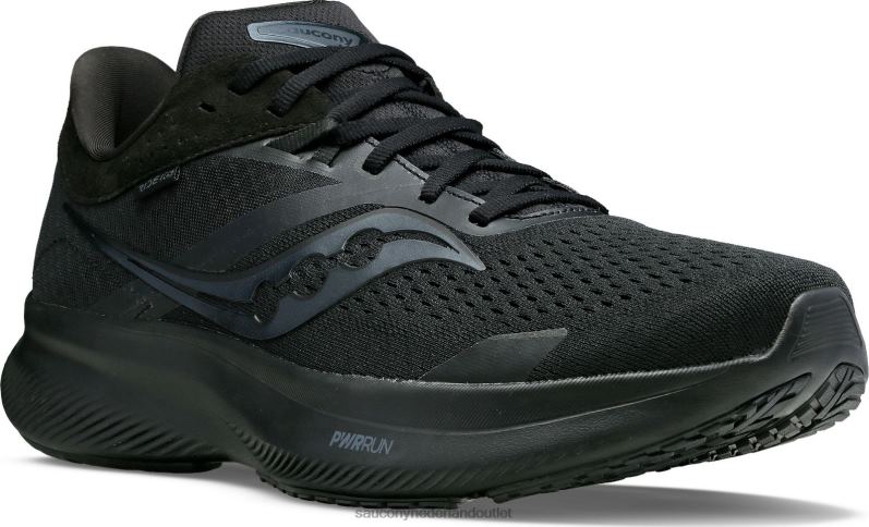 rit 16 Heren Saucony64BDR9 driedubbel zwart