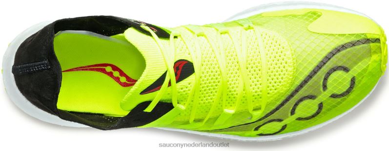 sinister Heren Saucony64BDR147 citroen/zwart