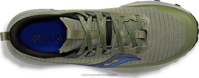 slechtvalk 13 Heren Saucony64BDR45 glad/zwart