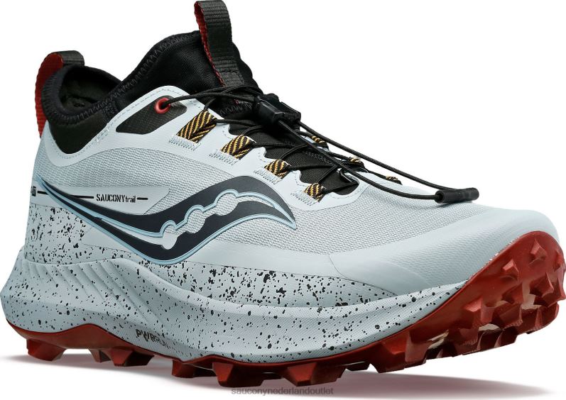 slechtvalk 13 st Heren Saucony64BDR135 damp/zwart