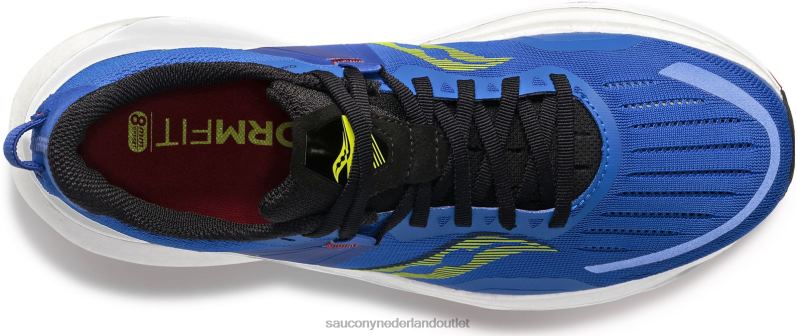 tempus Heren Saucony64BDR19 blauwe raz/zuur