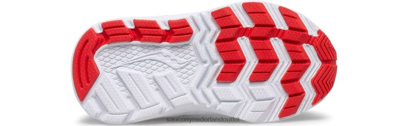 cohesie 14 a/c jr. sneaker kinderen Saucony64BDR922 marine/rood