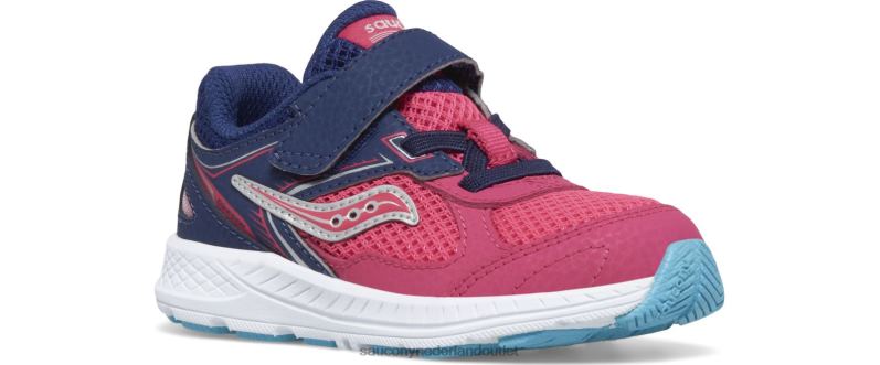 cohesie 14 a/c jr. sneaker kinderen Saucony64BDR923 roze/marineblauw