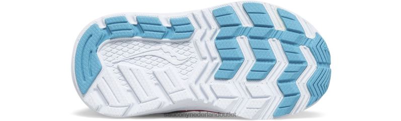cohesie 14 a/c jr. sneaker kinderen Saucony64BDR923 roze/marineblauw