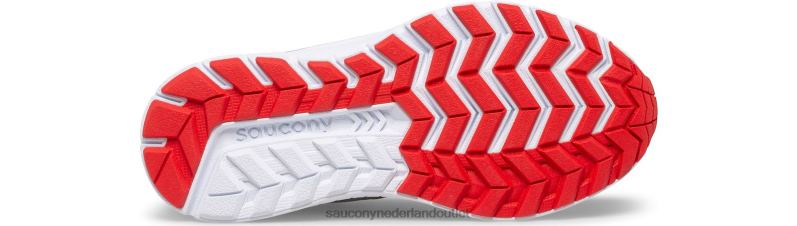 cohesie 14 a/c sneaker kinderen Saucony64BDR912 marine/rood