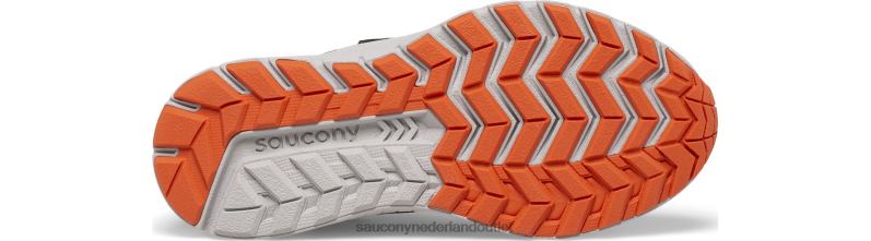 cohesie 14 a/c sneaker kinderen Saucony64BDR914 zwart/marineblauw/roest