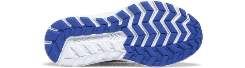 cohesie 14 a/c sneaker kinderen Saucony64BDR917 marine/grijs/druif