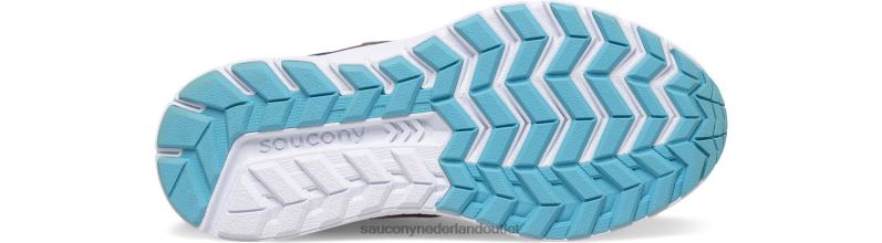 cohesie 14 a/c sneaker kinderen Saucony64BDR918 roze/marineblauw