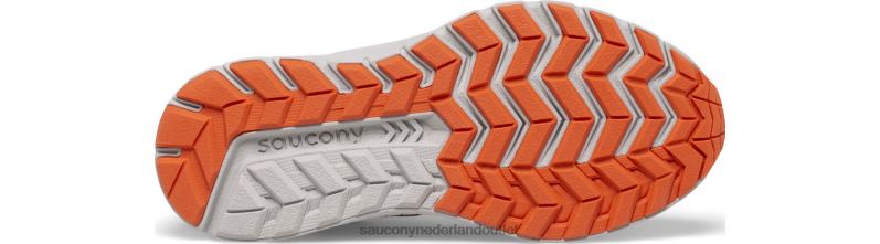 cohesie 14 vetersneaker kinderen Saucony64BDR928 zwart/marineblauw/roest