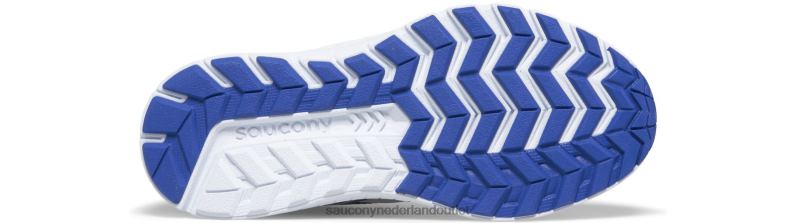 cohesie 14 vetersneaker kinderen Saucony64BDR931 marine/grijs/druif