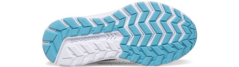 cohesie 14 vetersneaker kinderen Saucony64BDR932 roze/marineblauw