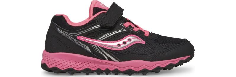 cohesie tr14 a/c sneaker kinderen Saucony64BDR971 zwart/roze