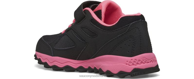 cohesie tr14 a/c sneaker kinderen Saucony64BDR971 zwart/roze