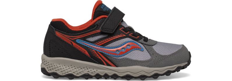 cohesie tr14 a/c sneaker kinderen Saucony64BDR972 zwart/grijs/roest