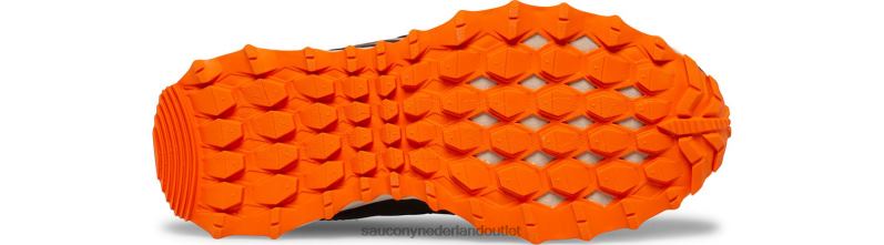 cohesie tr14 sneaker met veters kinderen Saucony64BDR892 zwart/camouflage