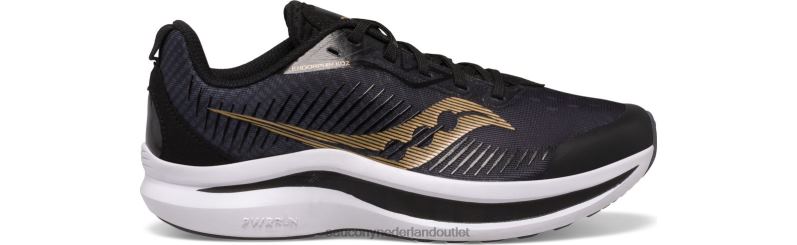 endorfine kdz sneaker kinderen Saucony64BDR882 zwart goud