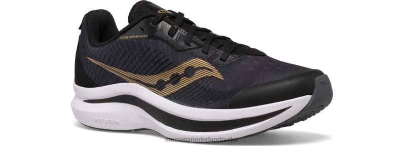 endorfine kdz sneaker kinderen Saucony64BDR882 zwart goud