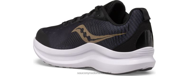 endorfine kdz sneaker kinderen Saucony64BDR882 zwart goud