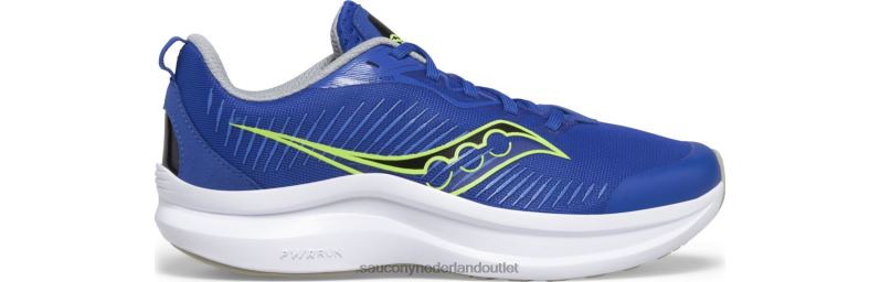 endorfine kdz sneaker kinderen Saucony64BDR884 blauw groen