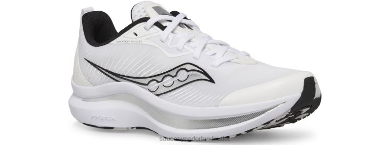 endorfine kdz sneaker kinderen Saucony64BDR890 wit Zwart