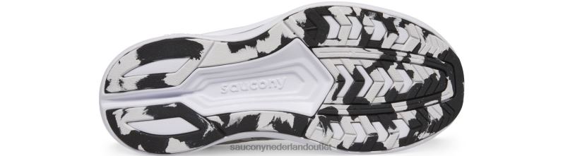 endorfine kdz sneaker kinderen Saucony64BDR890 wit Zwart