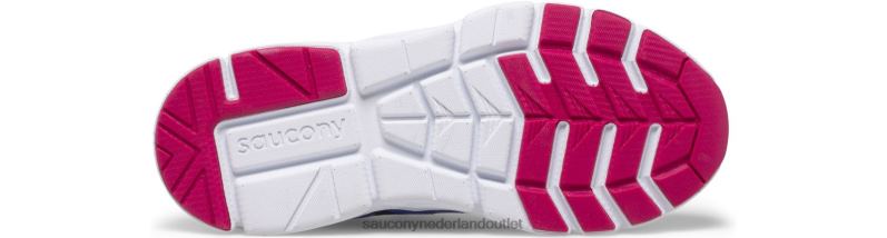 flash 3.0 a/c-sneaker kinderen Saucony64BDR978 blauw/roze