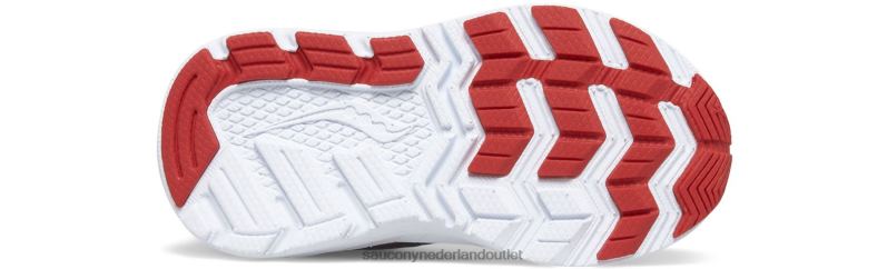 flitser 3.0 a/c jr. sneaker kinderen Saucony64BDR1031 marine/lava