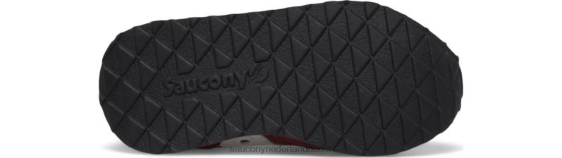 jazz klittenband sneaker kinderen Saucony64BDR947 bordeaux/wit