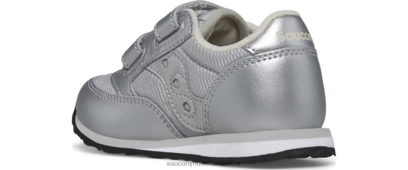 jazz klittenband sneaker kinderen Saucony64BDR955 zilver