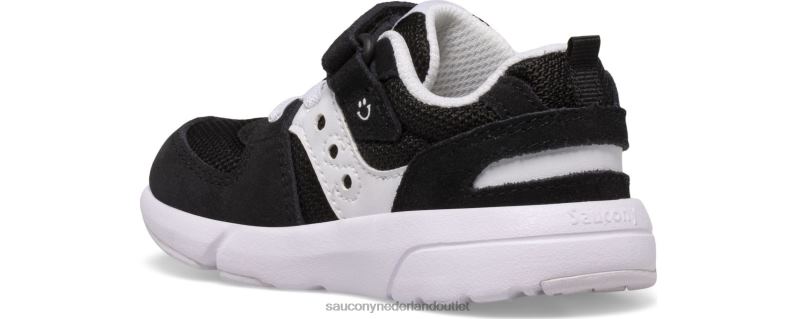 jazzlite 2.0 sneaker kinderen Saucony64BDR902 zwart wit