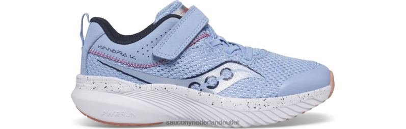 kinvara 14 a/c-sneaker kinderen Saucony64BDR1018 lichtblauw