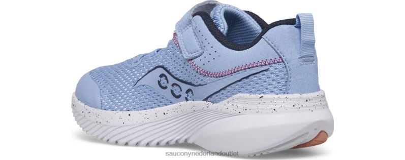 kinvara 14 a/c-sneaker kinderen Saucony64BDR1018 lichtblauw