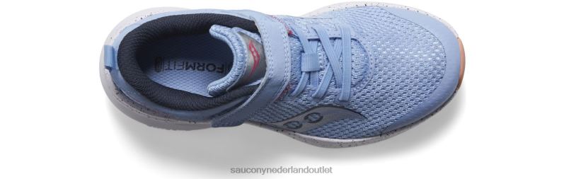 kinvara 14 a/c-sneaker kinderen Saucony64BDR1018 lichtblauw
