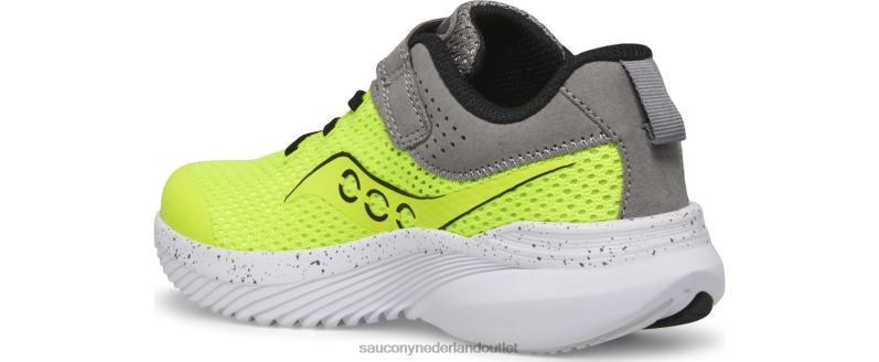 kinvara 14 a/c-sneaker kinderen Saucony64BDR1020 citroen/grijs