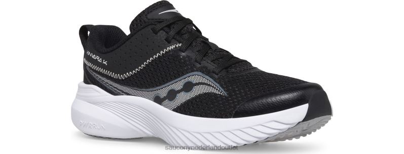 kinvara 14 sneaker kinderen Saucony64BDR1000 zwart grijs